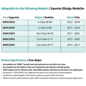 Resim Mercedes GLA Sınıf (W156) için Panoramik Tavan Uzun Kızak Seti 62 