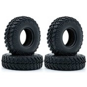 Resim Flybuy Tekerlek Seti Scx24 Rc Mufunye Lastikleri Kauçuk Axial Araç Adet 4 1/24 - Ep 