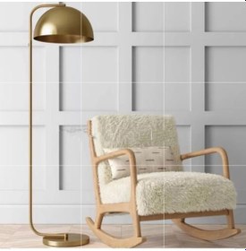 Resim Retro Metal Dekoratif Eskitme Kaplama Rustik Mafsallı Başlık Köşe Lambası Lambader Başlık Çap:35 cm 