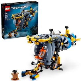 Resim LEGO® Technic Derin Deniz Araştırma Denizaltısı 42201 - 9 Yaş ve Üzeri Mühendislik ve Bilimi Seven Çocuklar için Oyuncak Yapım Seti (413P) 