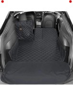 Resim markentegra Su Geçirmez Evcil Hayvan Araç Bagaj Örtüsü - Medium Siyah 