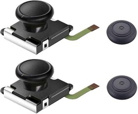 Resim Thlevel NS 3D yedek sol ve sağ kumanda için 2 adet analog Thumbstick Joystick Rocker çubuk çubuk kapaklı 