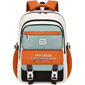 Resim Turcoshop11 Siyah L Erkek Kız Ortaokul Öğrenci Geniş Kapasiteli Sırt Çantası Kitap Dizüstü Bilgisayar Seyahat Siyah 