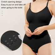 Resim Kadınlar için Dikişsiz Şekillendirici Bodysuit - ve Karın Kontrolü, Düz Renk, Kumaş, Makinede Yıkanabilir - Doğum Sonrası, Kilo Kaybı ve Fitness için İdeal, Karın Kontrolü Şekillendirici 