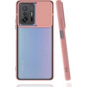Resim Canpay Xiaomi Mi 11T Pro 5g Uyumlu Kılıf Kayar Sürgülü Lens Koruma Sliding Lens Protective Case 