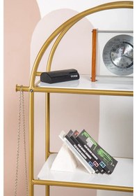 Resim Hestia Gold Metal 4 Katlı Kitaplık Gold 