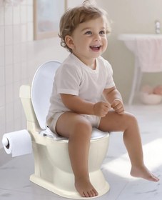 Resim Dolu Nuve Eğitici Lazımlık Tuvaletim - Yeşil - Yeşil / Standart 