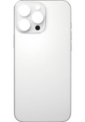 Resim Pazly Uyumlu Pro Pil Max Kolay Kapağı Kamera İphone İçin Deliği Değiştirme Cam Büyük Beyaz Arka 16 Eq 