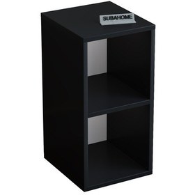 Resim 30 Cm Mdf Modern Siyah Komodin Çok Amaçlı Yan Sehpa 