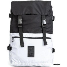 Resim Su Geçirmez Astarlı Çok Gözlü Kamp Çantası Beyaz Camel 