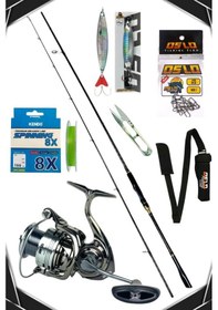 Resim Oslo Zen Pro 274cm 8-42gr Oslo Next 4000 8 Örgü Spin Olta Seti Standart 