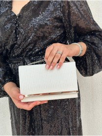 Resim she poly Çupra Sedef Abiye Clutch Portföy Çanta 