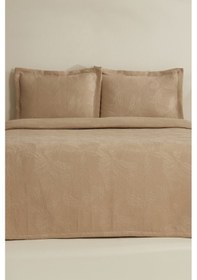 Resim Karaca Home Olivia Çift Kişilik Yatak Örtüsü Seti Bej 