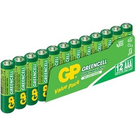 Resim GP Greencell GP24G Çinko Karbon AAA İnce Kalem Pil 12'li 