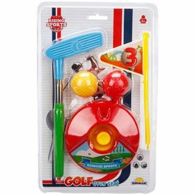Resim AyrStore Mini Golf Oyun Seti - Sarı Top Çukuru 