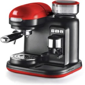 Resim Moderna 1318 Kırmızı Espresso Makinesi 