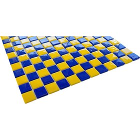 Resim MozaiKristaL Tüm Yüzeyler Için 25x25mm. Fenerbahçe 31,5x31,5cm. Cam Mozaik. (10 FİLE KARO=1M2 FİYATIDIR) 