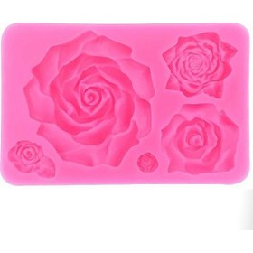 Resim Silikon Kalıp Gül 5 Li Pembe 