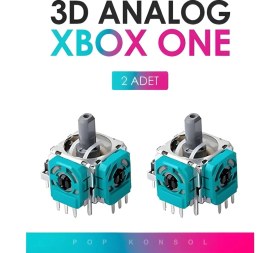 Resim 2 Adet Xbox Series S x One 3D Analog Joystick Motor Kol Tamir Yedek Parça 