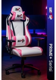 Resim Prıme Pink Pulse Oyuncu Koltuğu Gaming Koltuk Gamer Koltuğu Pembe - Beyaz 