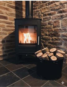 Resim Odun Kömür Şömine Kovası 