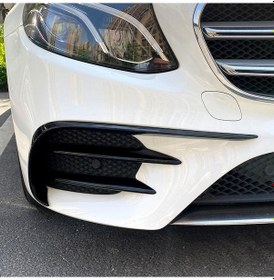 Resim Novahub Araba Sis Farı Trim Karbon Görünümlü Ön Tampon Spoiler Black Up 