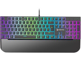 Resim Gamepower Suki Mekanik Kırmızı Switch Puding Keycaps Türkçe Q 104 Tuş USB Gaming Klavye 