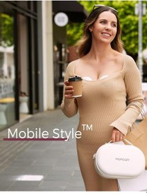 Resim Momcozy M6 Elektrikli Göğüs Pompası Doublefit Flanş 24 Mm 