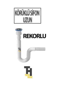 Resim Körüklü Sifon Uzun Rakorlu 