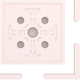Resim Motifpiyer Tavan Spot Göbek Kenarlı-kare-54-60x60 L-dis Citali 