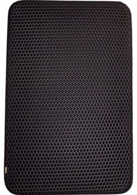 Resim Cattie Altıgen Model Kum Toplayıcı Fonksiyonel Kedi Paspası Large Siyah 50x75 Cm 