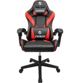 Resim Everest Kl-er10 Redcore Siyah/kırmızı Gaming Oyuncu Koltuğu Diğer 