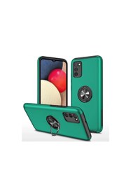 Resim artlab Art Galaxy A02S Kılıf Elit Yüzüklü Kapak - Yeşil Lab 