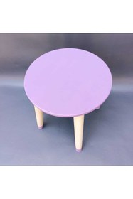 Resim na neşeli ahşap Mor Ahşap Çocuk Taburesi.çocuk Sandalyesi.çalışma Masası Taburesi.renkli Tabure.çocuk Odası 