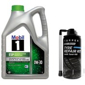 Resim Mobil 1 Esp 0W-30 Motor Yağı 5 L + Carpex Oto Lastik Tamir Kiti 