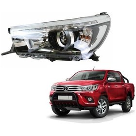 Resim Toyota Uyumlu Hilüx 2015-2019 Revo Far Lambası Ledli Ön Far Sol 