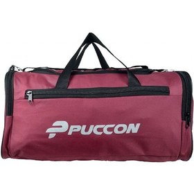 Resim Puccon Kadın Erkek Bordo Tatil Seyahat Spor Çantası - El ve Omuz 