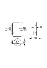 Resim VitrA Origin Sıvı Sabunluk Tutacağı Fırçalı Nikel A4489234 