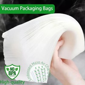 Resim Yüksek Kaliteli Vakumlu Poşetler - Dayanıklı PE+PA Gıda Saklama Poşetleri, Dokulu Tasarım, BPA İçermez, Ev ve Ticari Kullanım İçin Mükemmel, Ticari Vakumlu Saklama | Dokulu Gıda Poşeti | Dayanıklı Plastik Poşetler, Vakumlu Poşetler 