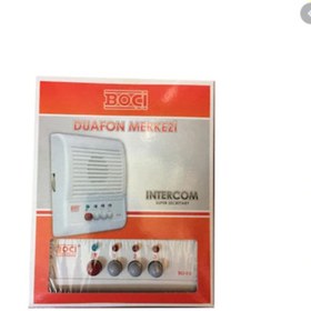 Resim BOÇİ Boci Bocci 4 Lü Merkezi Diafon + 4 Adet Şube 