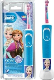 Resim Oral-B Kız Çocuk Oral B Çocuk Için Şarj Edilebilir Diş Fırçası D100 Frozen Özel Seri 