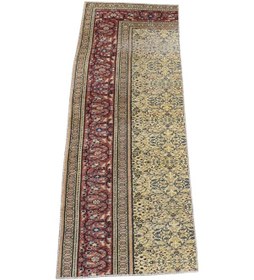 Resim Zehra Abla Halı Vintage El Dokuma Çiçekli Bünyan Kayseri Mini Yolluk Yün Halısı 6723 Çok Renkli 