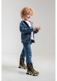 Resim Mnpc Erkek Çocuk Sarı Hakiki Deri Suya Dayanıklı Kürklü Günlük Bot 25k2b11036176 Sarı 