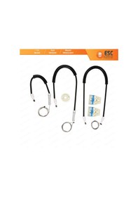 Resim VW Passat B6 3C2 3C5 2005-2011 4/5 Kapı İçin Ön Sağ Cam Kriko Set 