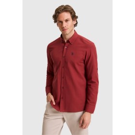 Resim U.s. Polo Assn. Erkek Vişne Gömlek Basic 50324660-VR223 