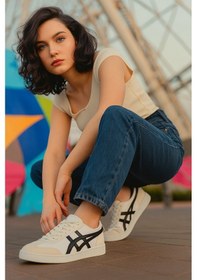 Resim Etayger E-3152 Smb Beyaz Siyah Unisex Sneaker Spor Ayakkabı Çok Renkli 