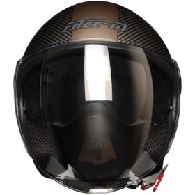 Resim MOTOANL Motosiklet Yarım Kask Camlı Ce Onaylı Güneş Vizörlü Motor Kaskı Soft 