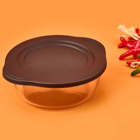 Resim Paşabahçe Kapaklı Borcam - Şeffaf / Siyah - 2,2 Lt 