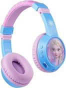 Resim Mu Art Ahşap Volkano Bluetooth Kulaklık Disney Frozen Karlar Ülkesi Anna Elsa Mikrofonlu Kablosuz Çocuk Kulaklığ 