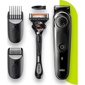 Resim Braun BT 3342 Ayarlanabilir Taraklı Saç & Sakal Şekillendirici Tıraş Makinesi 